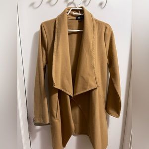 Long trench style beige coat - sz S